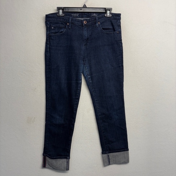 Ag Adriano Goldschmied The Stevie Cuff Jeans 30 Dark wash. - Picture 1 of 7